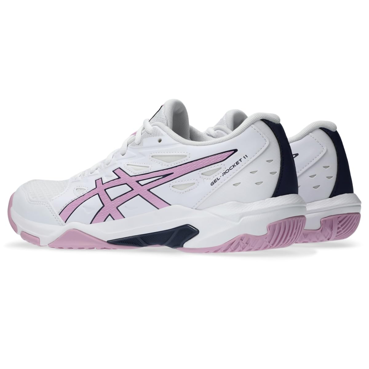 Tênis De Voleibol Asics Gel-rocket 11 Femininos Brancos/claros Ube
