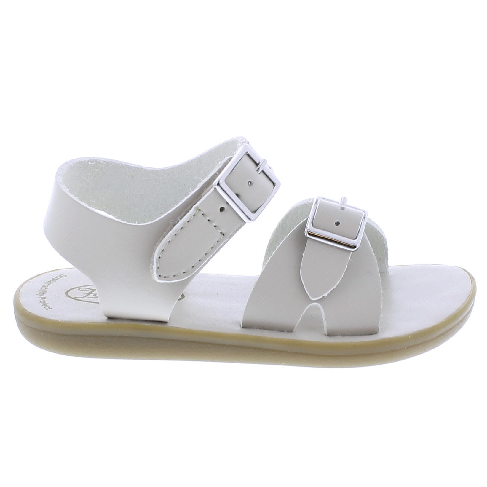 Sandálias Footmates Eco-tide Unissex Ecru Micro (bebê/criança Pequena)