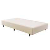 Cama Box Base Solteiro Triumph Bordado White (88x188x20) - Herval