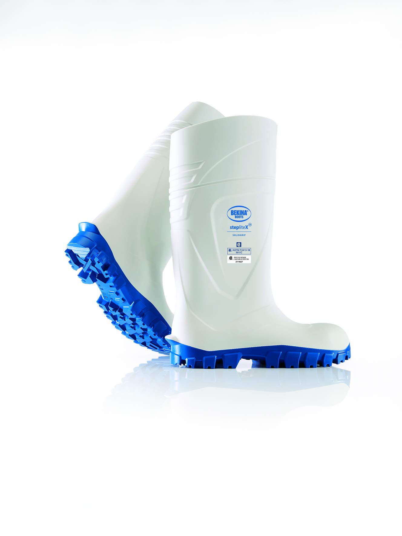 Bota Bekina Steplitex Solidgrip Com Biqueira De Aço Isolada À Prova D'água