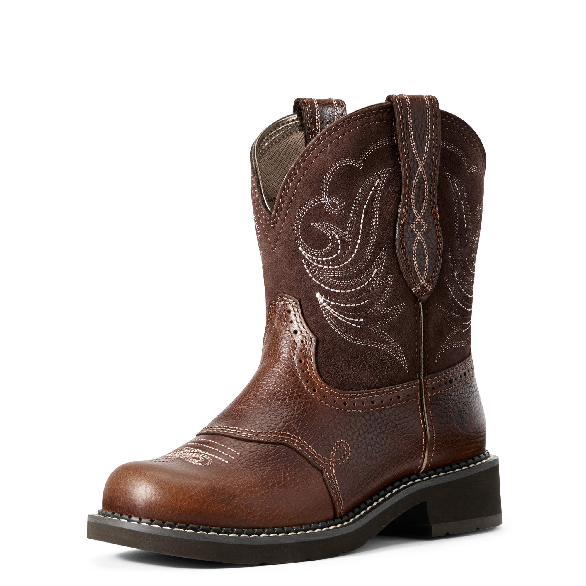 Bota Feminina Ariat Fatbaby Heritage Dapper Western Boot Copper Chaleira/brownie 7.5