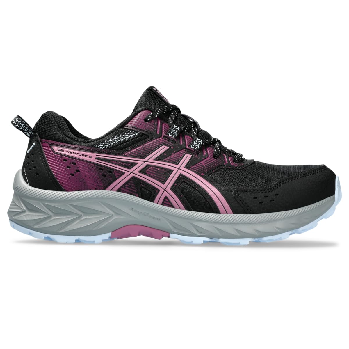 Tênis De Corrida Asics Gel-venture 9 Para Mulheres Preto/macio