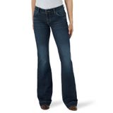 Calça Jean Wrangler, Retrô, Masculina, Cintura Média, Perna Larga, Feminina