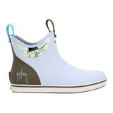Bota Xtratuf Ankle Deck, 6 Polegadas, Impermeável, Feminina, Tamanho 8 (m), Azul