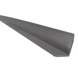 Kit 15 Caixas Com 150 M Cantoneira Em L Pvc Protetor De Canto 25x25mm Barra 300cm Bariri Cinza