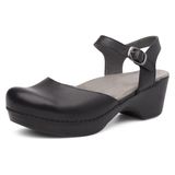 Sandália Feminina Dansko Sam De Couro Preto Tamanho 37eu/6.5-7us