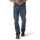 Bota Masculina Jeans Wrangler, Retrô, De Ajuste Descontraído, Cortada Em Azul Verdadeiro