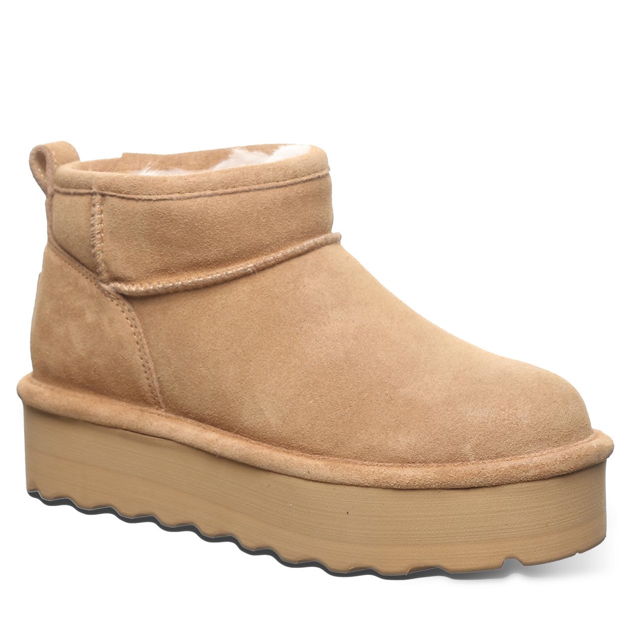 Bota Feminina Bearpaw Retro Shorty Iced Coffee, Tamanho 5