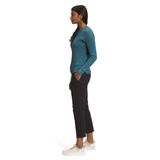Camisa De Manga Comprida Feminina The North Face Chabot Crew - Azul