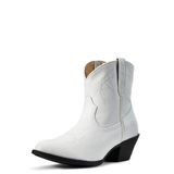 Bota Ocidental Ariat Darlin Feminina De Couro Branco Tamanho 7 Eua