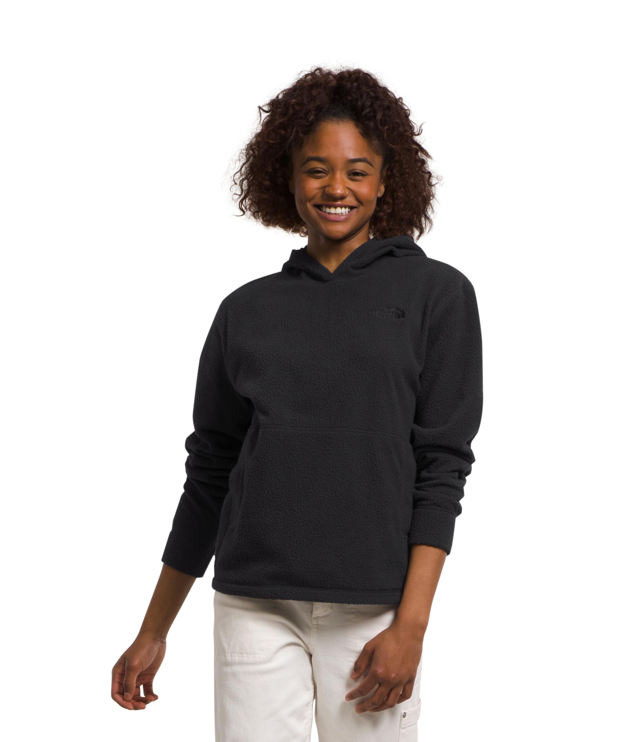 Moletom Com Capuz The North Face Pali Pile Fleece Para Mulheres Gg - Preto