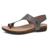 Sandália Dansko Reece, Palmilha Feminina De Espuma Viscoelástica De Cortiça Pewter 42