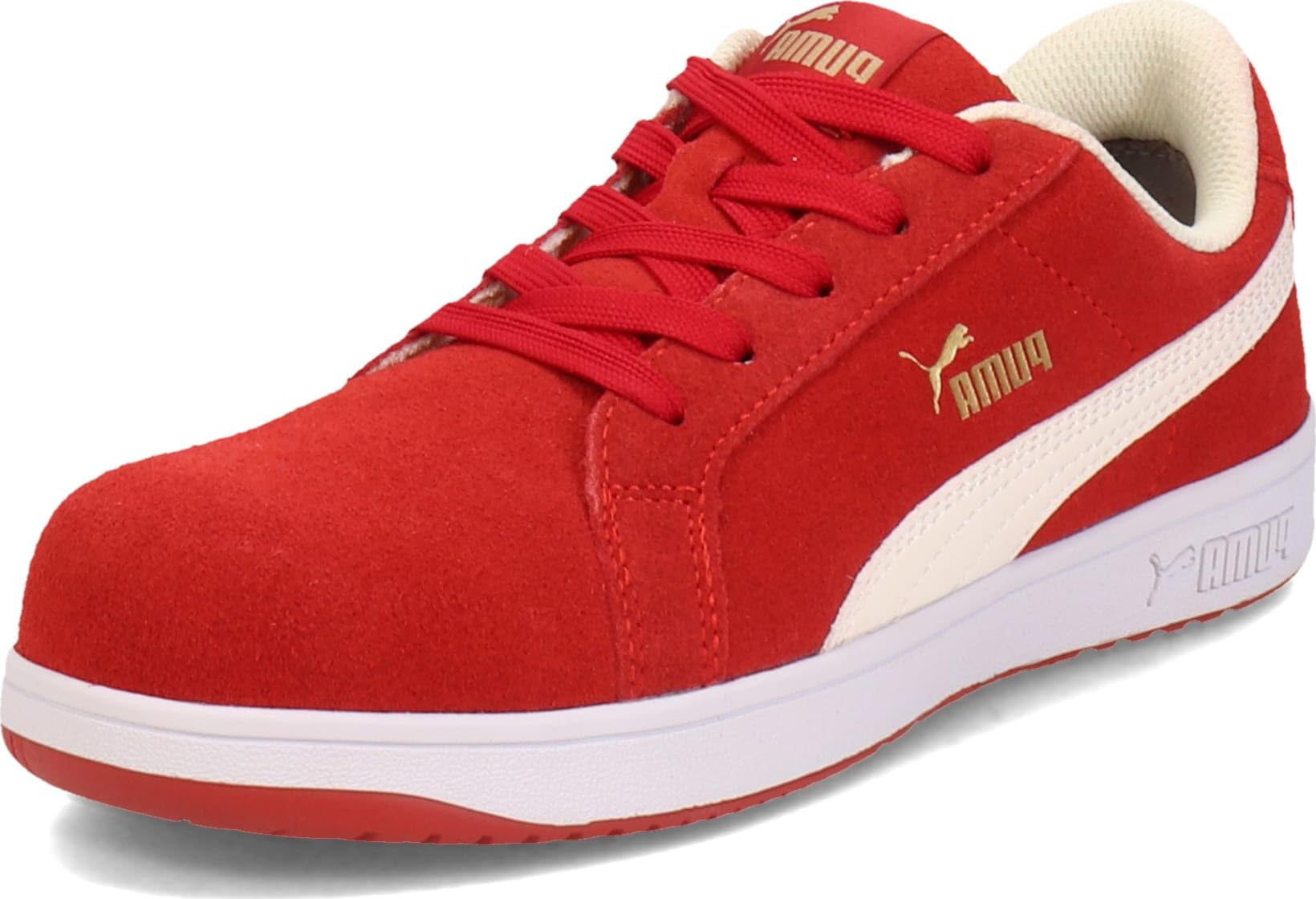 Sapato De Segurança Feminino Puma Herwnspu P Vermelho Eh Tamanho 8,5