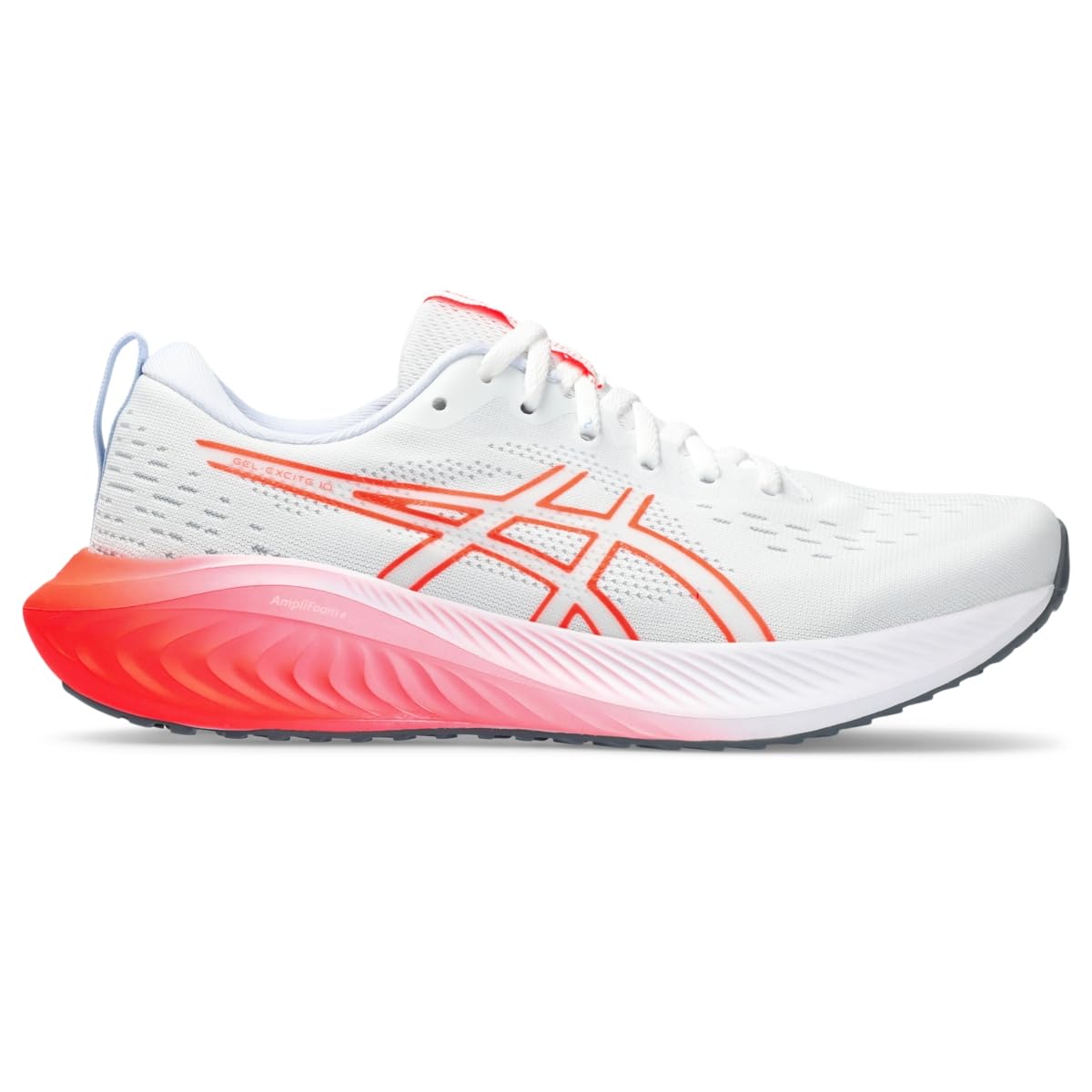 Tênis De Corrida Asics Gel-excite 10 Para Homens Brancos/sunrise Red