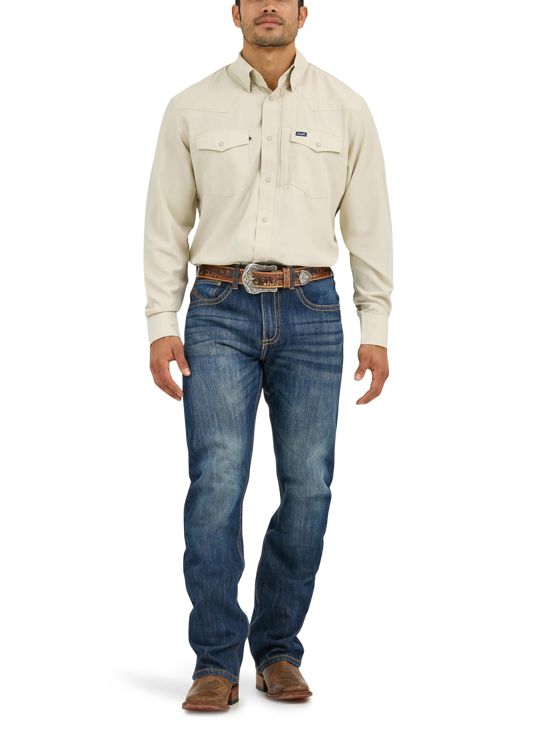 Bota Vintage Jeans Wrangler 20x No. 42 Cortada Para Homens