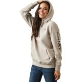 Moletom Feminino Ariat Com Logotipo Feminino Oatmeal Heather Tamanho 3gg