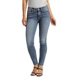 Jeans Silver Jeans Co. Suki Mid Rise Curvy Fit Para Mulheres Magras