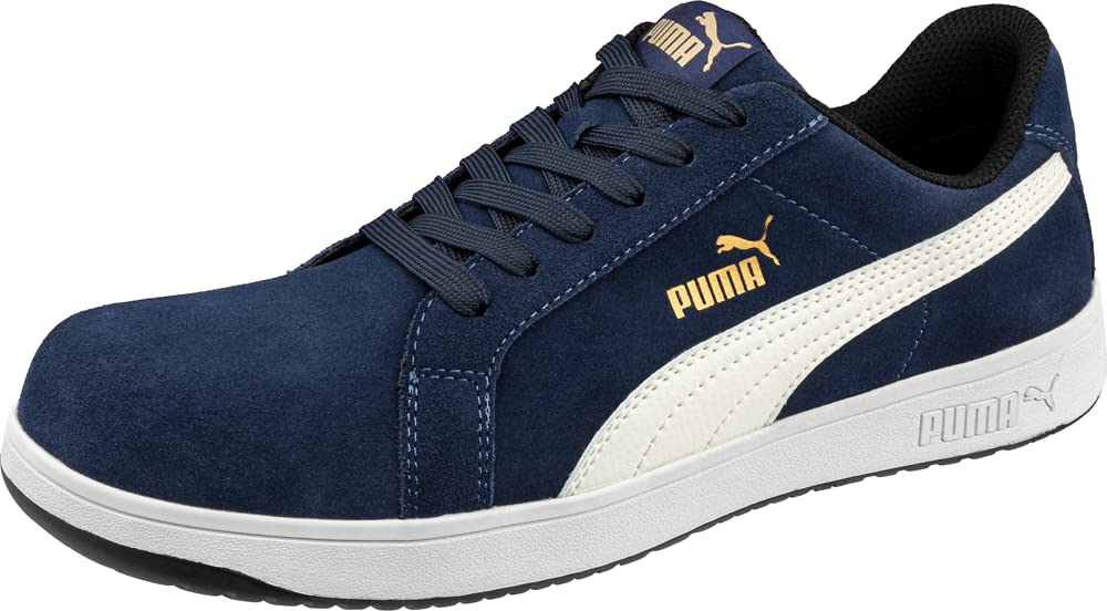 Sapato Industrial Preto Icônico Da Puma, Suede Navy Eh, 9