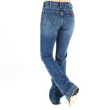 Calça Feminina Retrô De Cintura Alta Jeans Wrangler Bailey 26 L X 34 L
