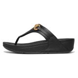 Sandálias Fitflop Lulu Chunky-snaffle Leather Toe-post Wedge