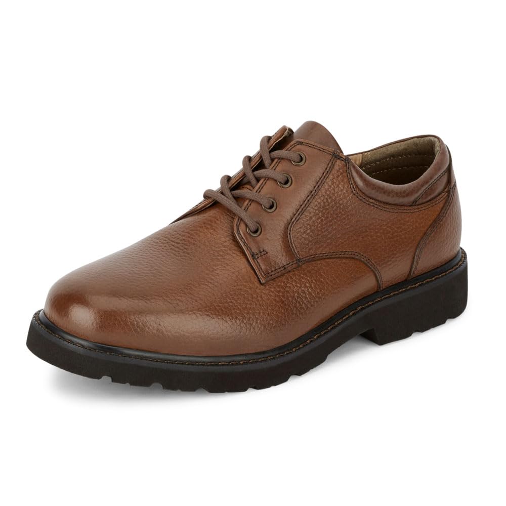 Sapatos Masculinos Dockers Shelter Oxford, Bronzeado Escuro, Tamanho 11,5 De Largura