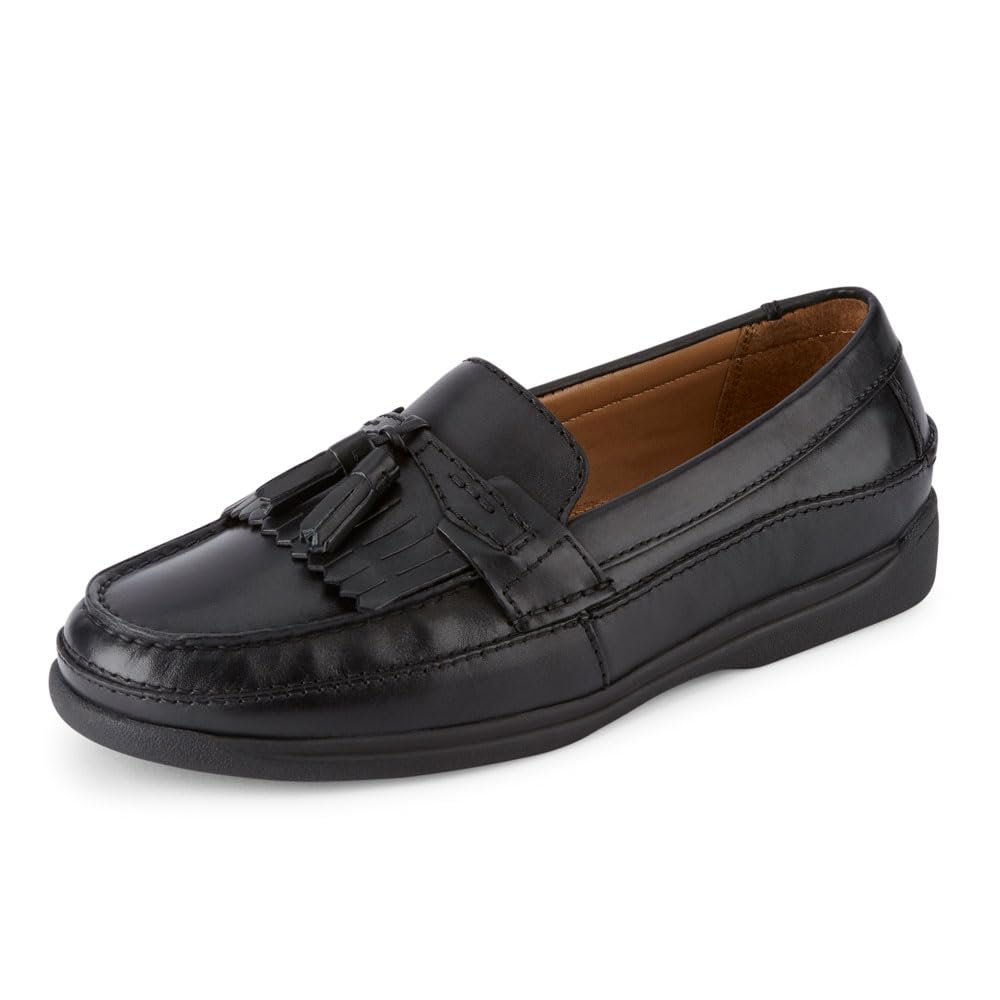 Sapatos Dockers Sinclair Kiltie Loafer Para Homens Pretos Tamanho 12us