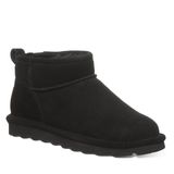 Bota De Tornozelo Feminina Bearpaw Preta Para O Inverno, Tamanho 10