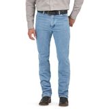 Jeans Wrangler Cowboy Cut Slim Fit Para Homens, Lavagem Antiga