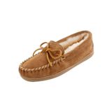 Chinelos Minnetonka Sheepskin Hardsole Femininos Bronzeados Tamanho 6