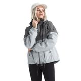 Moletom De Chuva Com Capuz Feminino The North Face Antora Smoked Pearl/high