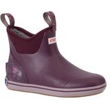Bota Xtratuf Ankle Deck Feminina De 6 Polegadas, Pacote De Pesca, Roxa