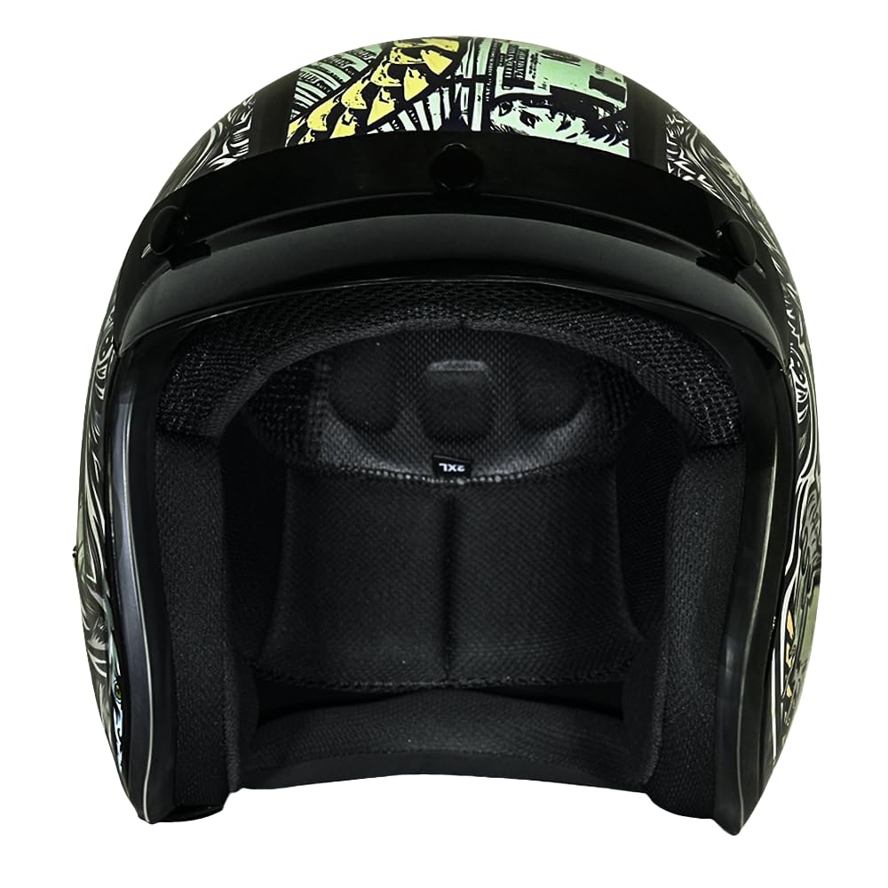 Capacete De Motocicleta Daytona Helmets 3/4 Shell Open Face Dot