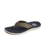 Chinelo Reef Santa Ana Masculino Arch Support Azul/cáqui