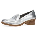 Sapatos Dansko Danica Heeled Loafer Feminino De Couro Impermeável