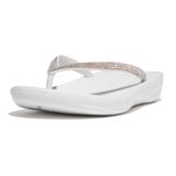 Chinelos Fitflop Iqushion Sparkle Ergonomic Urban White