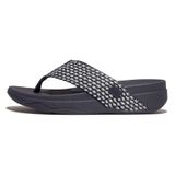 Sandálias Fitflop Surfa Multi-tone Webbing Toe-post Wedge Para Mulheres