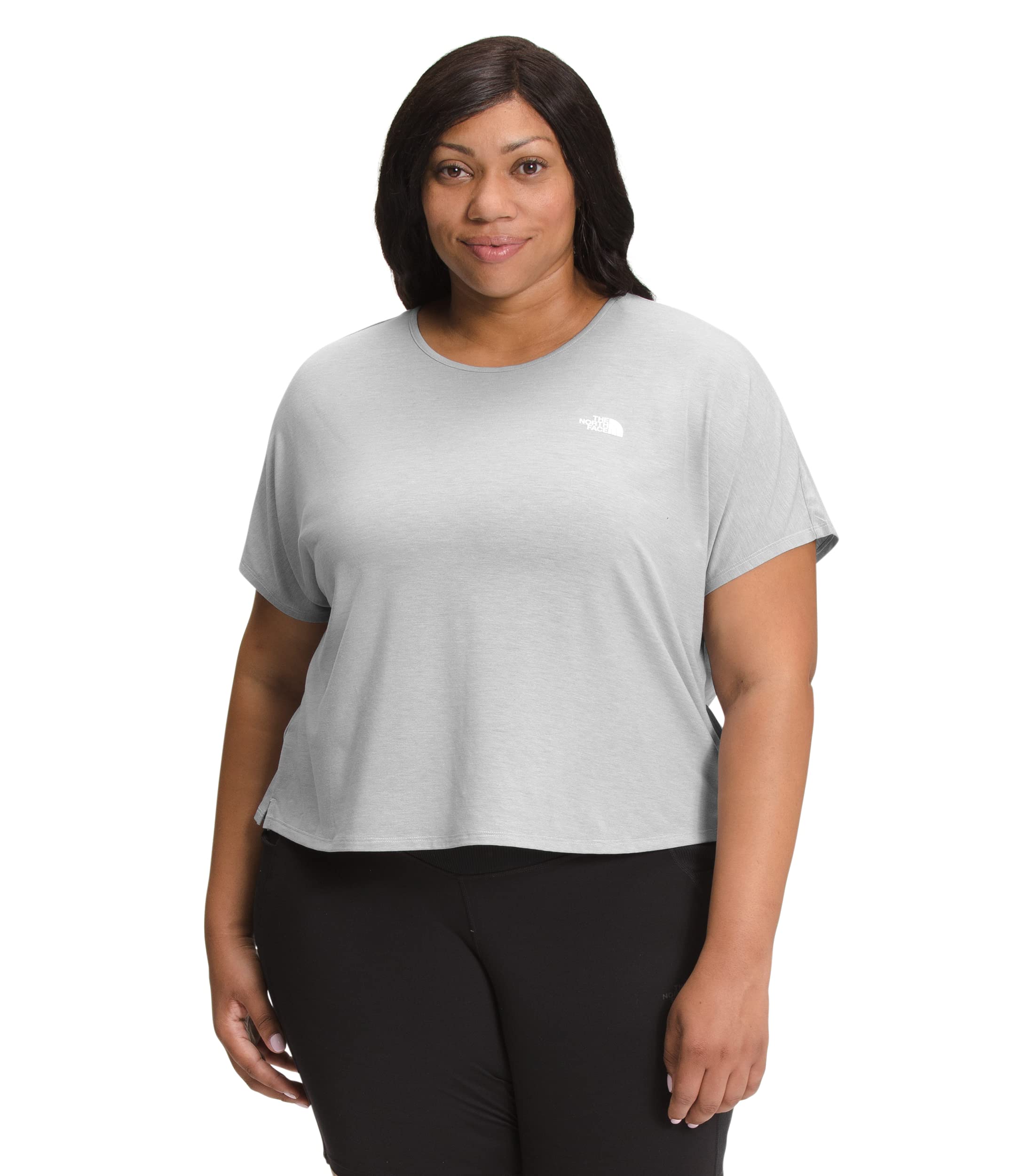 Camisa Feminina The North Face Wander Crossback Plus 2x Cinza