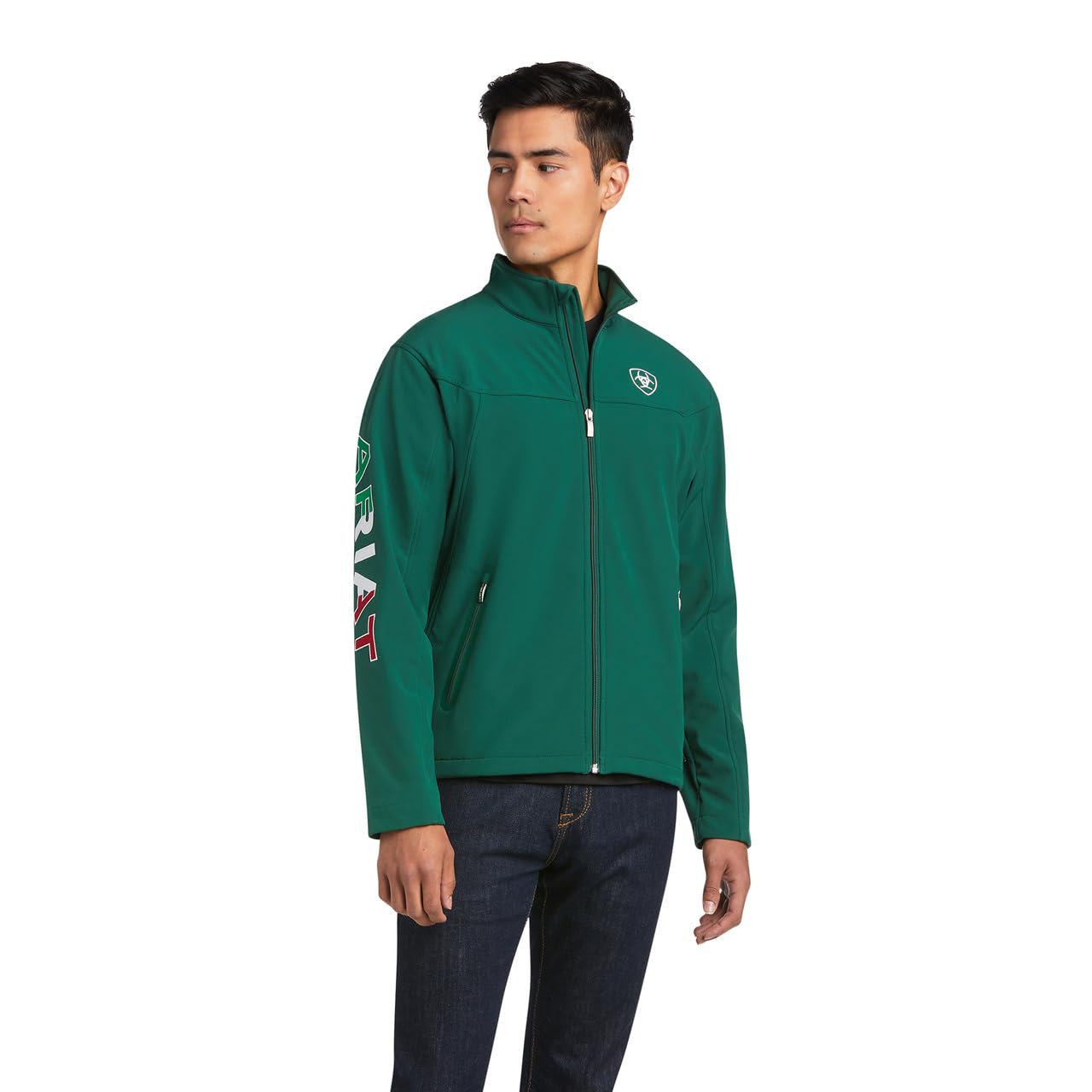 Blusão Ariat New Team Softshell Para Homem Verde Mexicano