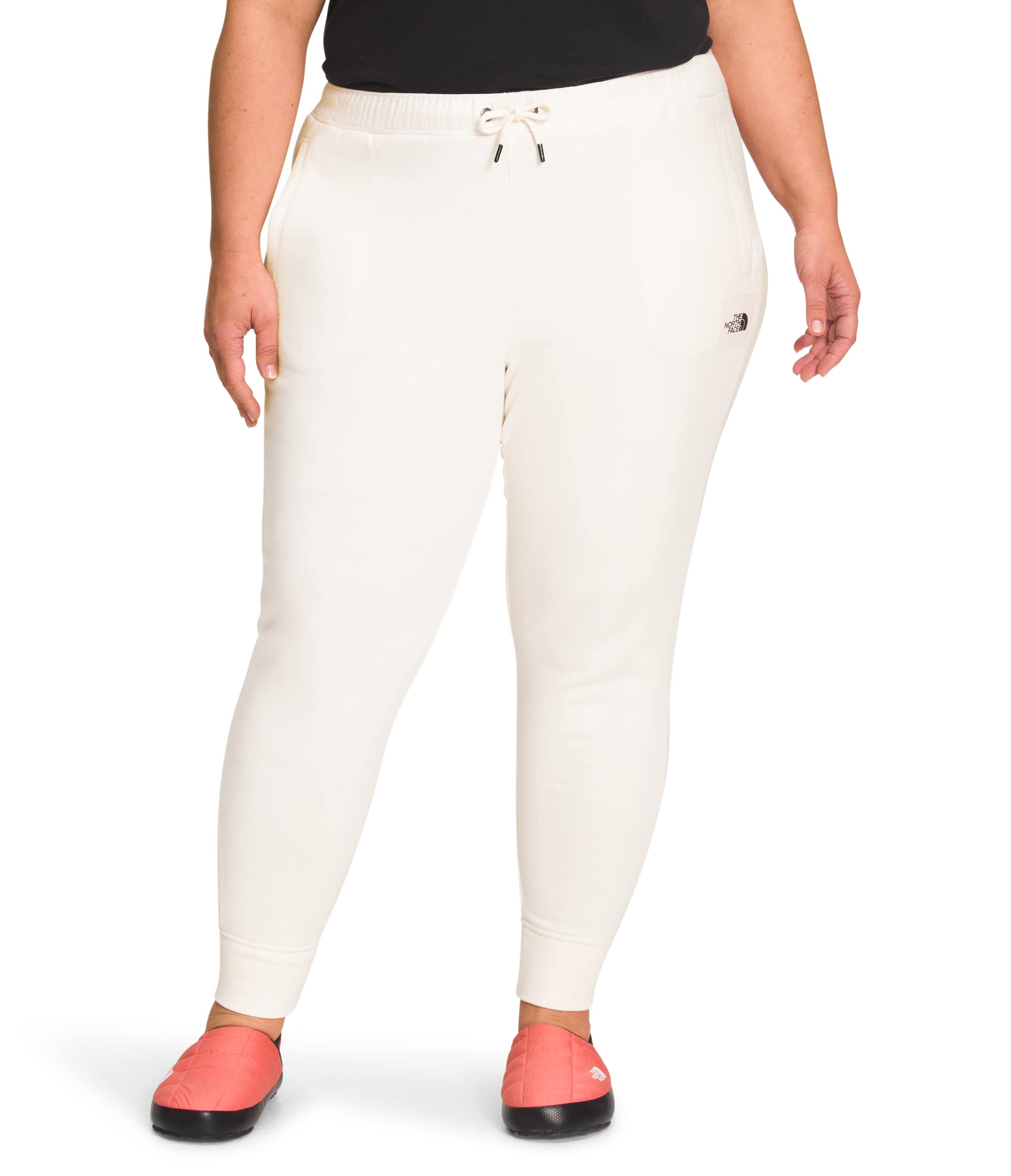 Calças De Corrida The North Face Box Nse Femininas 2x Plus Size Brancas