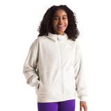 Moletom Com Capuz The North Face Para Meninas Osito Com Zíper Completo White Dune - L