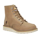 Bota Feminina Carhartt Ankle 6 Moc Toe Wedge Coyote 7.5