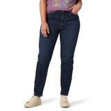 Jeans Lee High Rise Mom Para Mulheres One Wash, Tamanho 18