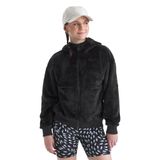 Moletom Com Capuz The North Face Para Meninas Osito Com Zíper Completo Tnf Preto - S