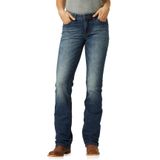 Bota Feminina Jean Wrangler Willow De Cintura Média Com Corte Rebecca 00-38