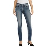 Jeans Silver Jeans Co. Perna Reta Suki Mid Rise Curvy Fit