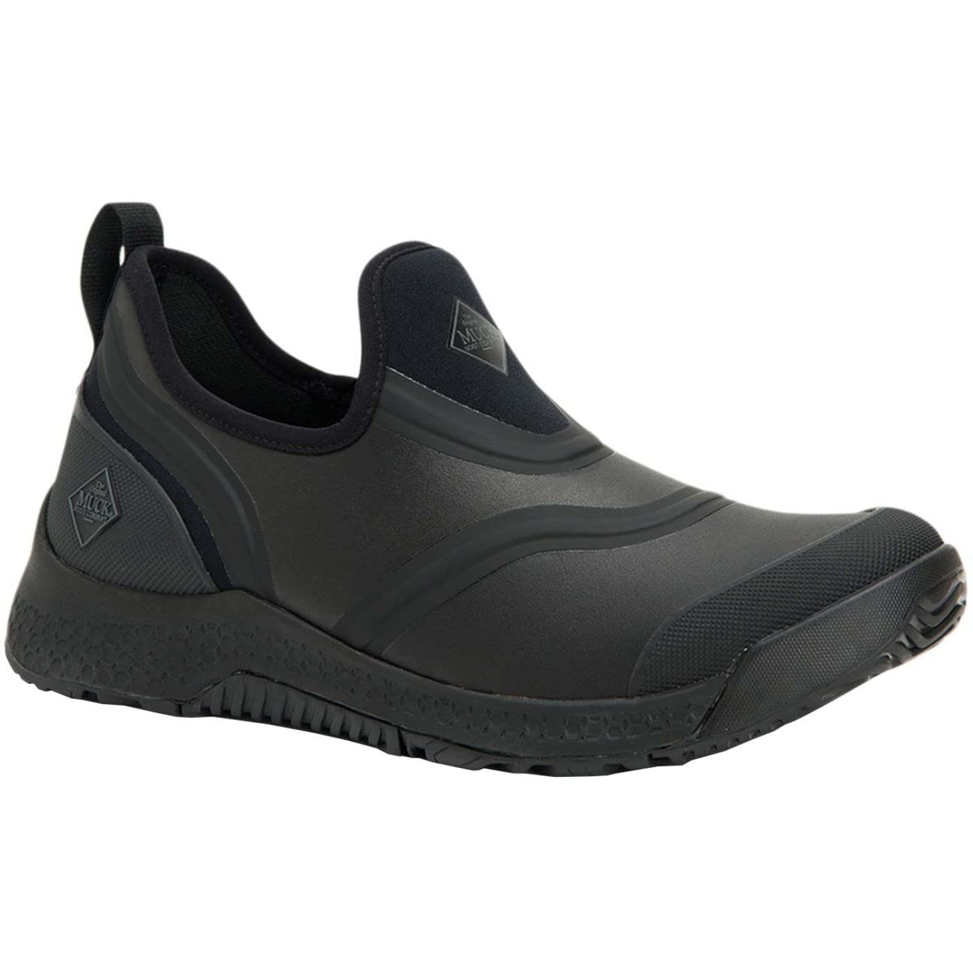 Sapato Muck Boot Company Outscape Slip On Para Homens, Preto, Tamanho 8