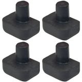 4 Pé Borracha Para Trempe Ferro Fundido Brastemp Bdt86 Bf375