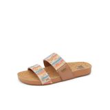 Sandália Slide Reef Cushion Vista, Couro Vegano Feminino 9.5