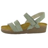 Sandálias Femininas Naot Kayla Com Suporte De 3 Alças Sage Nubuck