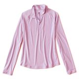 Camisa Feminina Orvis Dricast, Com Zíper, Lilás De Primavera, Tamanho M